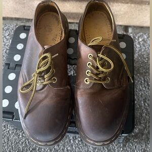 Dr. Martens Brown Leather Men's Oxfords